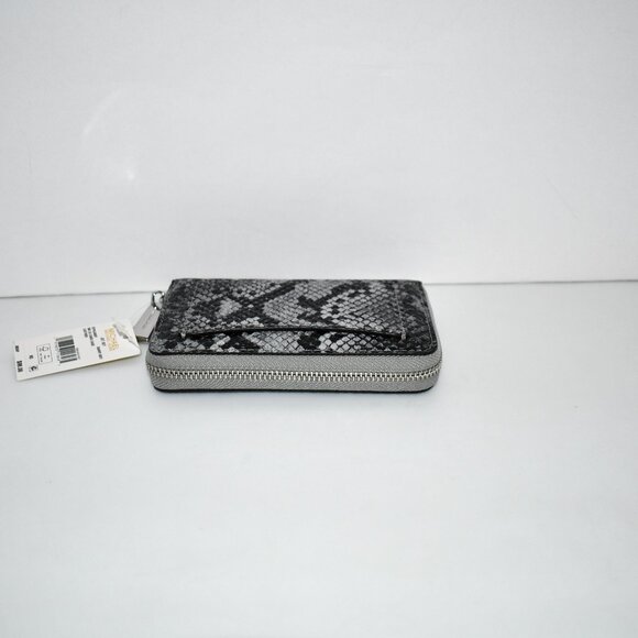 Michael Kors Zip Snake Card Case in Quarry Grey #32F4SJ6DOT NWT Details: Materia - Picture 3 of 5